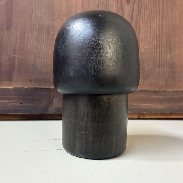 Wood Vintage Gunma Kokeshi Little Girl by Sansaku Sekiguchi, 1970s For Sale - Image 7 of 8