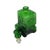 Green Glass Comical Car Decorative Bottle with Man in Hat as Top from Empoli, Italy, 1960s For Sale - Image 3 of 11