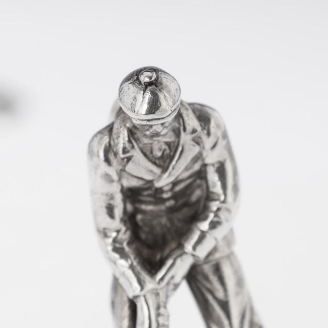 Victorian Silver Golf Menu Holders, London, United Kingdom, 1890s, Set of 4 For Sale - Image 6 of 16