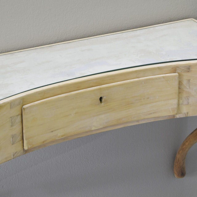 Paolo Buffa Vintage Kidney-Shaped Console Table by Paolo Buffa, 1950s For Sale - Image 4 of 9