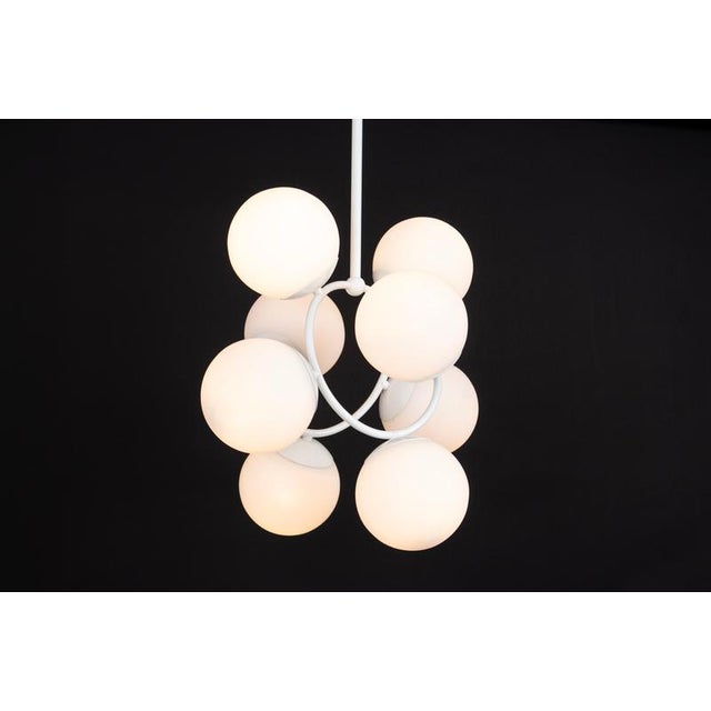 Mid-Century Orbital Pendant Lamp attributed to Kaiser Idell / Kaiser Leuchten, Germany, 1970s For Sale - Image 11 of 14