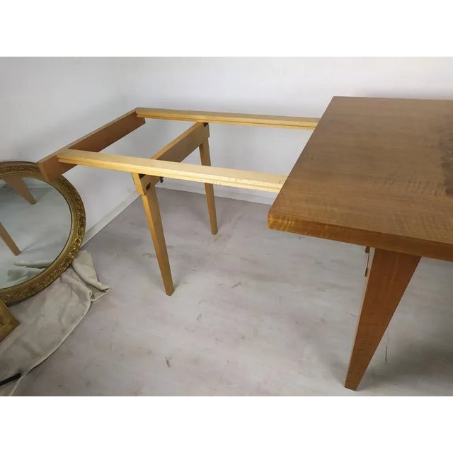Extendable Table in Marquetry, 1950s For Sale - Image 14 of 18