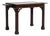 1900-1909 United Kingdom Deep Ebony Black Ebonized Console Table For Sale