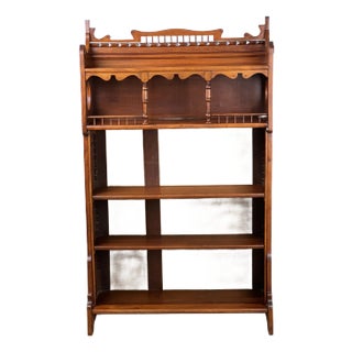 Antique Arts and Crafts Maple Bookshelf C. 1910 For Sale