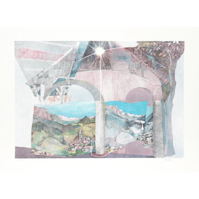 Modern Anton (Toni) Krajnc, the Rhythms of the Seasons, Lithograph For Sale - Image 3 of 3