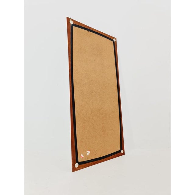 Large Mid-Century Modern Danish Wall-Mounted Mirror, 1960s For Sale - Image 14 of 15