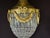 1970s 1970 Louis XVI Gold Bronze Crystal Lantern Light - 1 Pc For Sale - Image 5 of 12