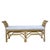 A natural rattan bench from the Circa Who Originals collection, newly finished and ready for immediate use. Its...