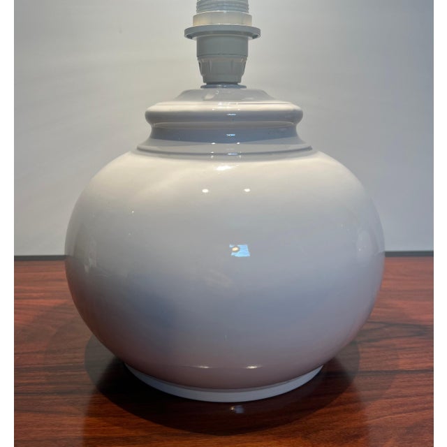 1970s Mid-Century Modern Ceramic lamps - a Pair For Sale - Image 9 of 12
