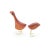 Contemporary Mid Century Modern-Style Decor Mahogany Jacob Hermann-Style Danish Bird Figurines- a Pair For Sale - Image 4 of 11