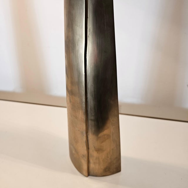 1990s Large Brass Ara Table Lamps by Mies & Van Gessel, the Netherlands, 1990s, Set of 2 For Sale - Image 5 of 11