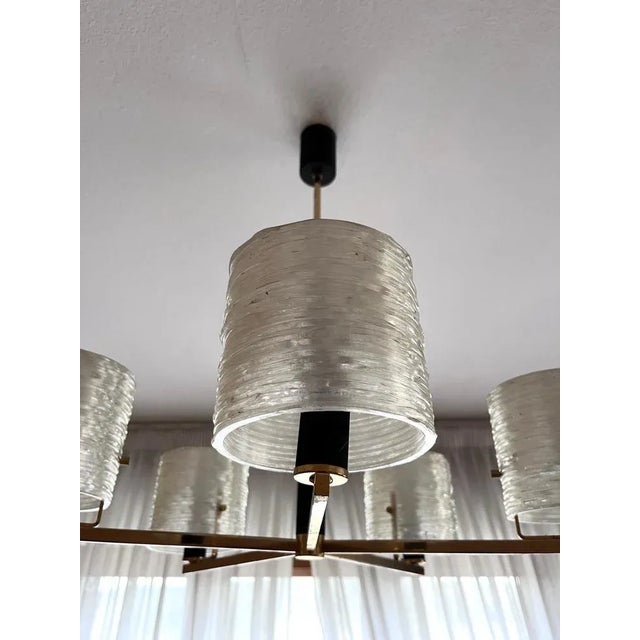 Chandelier from Arlus, 1950s For Sale - Image 6 of 11