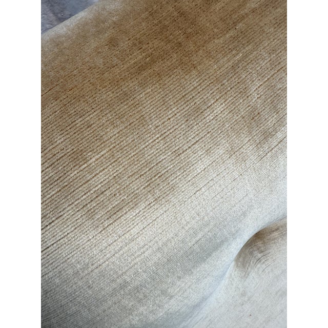 Mid-Century Modern Italian Velvet and Wooden Sofa by Osvaldo Borsani for Tecno, 1960s For Sale - Image 16 of 18