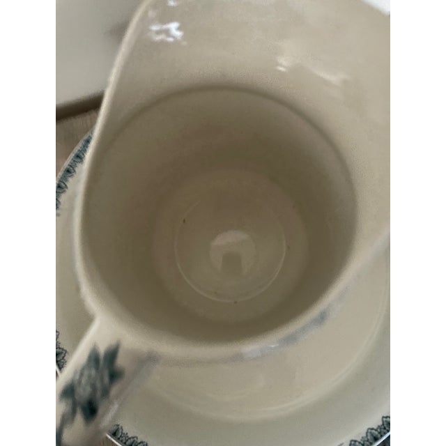 Antique Bathroom Set from Sarreguemines, 1890s, Set of 4 For Sale - Image 5 of 16