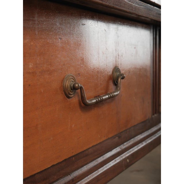Brown Early 20th Century French Butcher’s Block Table With Bull’s Head Mount For Sale - Image 8 of 8