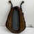Antique Equestrian Horse Collar Mirror in Distressed Black Leather For Sale - Image 10 of 11