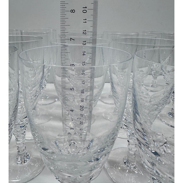 Vintage Orrefors “Carina” 36-Piece Crystal Stemware Service by Ingeborg Lundin, Sweden For Sale - Image 16 of 17