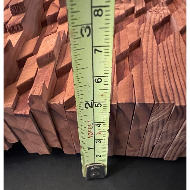 Rare 3d Vintage 1978 Movable Wall Wood Art Sculpture Panel (Signed by Artist) For Sale - Image 11 of 12