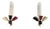 Large Vintage Wall Lights from Kobis and Lorence, 1950s, Set of 2 For Sale