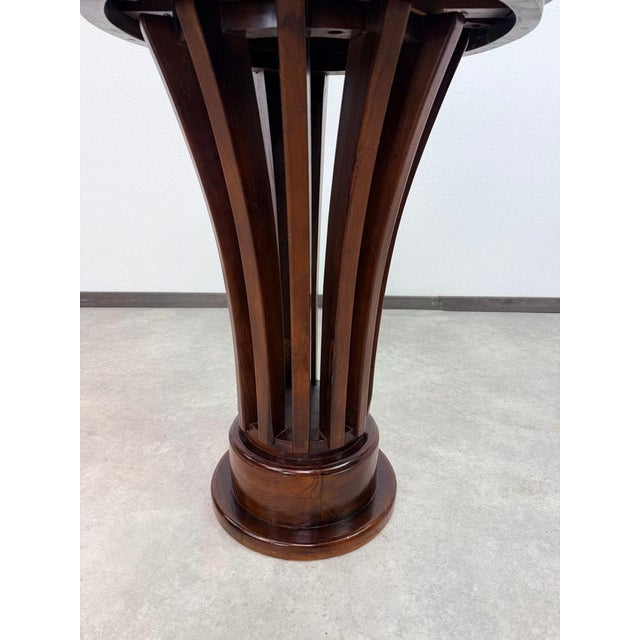 Wood Vase Table attributed to Otto Prutscher, 1920s For Sale - Image 7 of 9