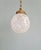 Art Deco Pendant Light in Frosted Molded Pressed Glass, 1930s For Sale - Image 12 of 12