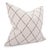 An oversized gray lattice design is woven into a natural base on our Lyric Pewter Pillow. The classic design lends itself...