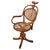 Victorian 1900-1909 Rare Late Victorian Bespoke Bent Oak Barbers Chair With Cane Seat, Germany For Sale - Image 3 of 8