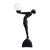 Late 20th Century Large Art Deco Revival Nude Woman Figural Table Lamp For Sale