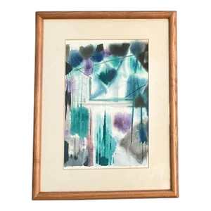 1950’s Original Abstract Watercolor Painting /Drawing