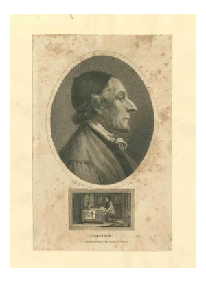 John Chapman, Portrait of Lavater, Etching, 1810