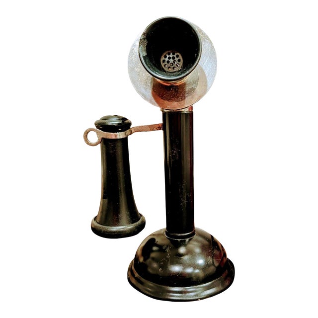 Antique Non-Dial Candlestick Telephone 1900s For Sale