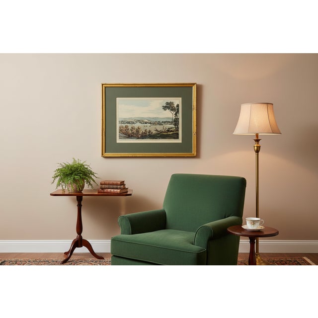 Antique 1793 Hand-Colored Aquatint – "Court Garden & Great Marlow" by j.c. Stadler For Sale - Image 12 of 12