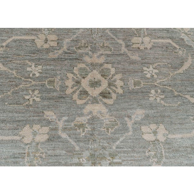 Early 21st Century Square Oushak Rug 5'10" x 6'2" For Sale - Image 5 of 8