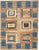 Textile 2020s Mid-Century Modern Style Kilim Wool Rug With Brown Field For Sale - Image 7 of 7