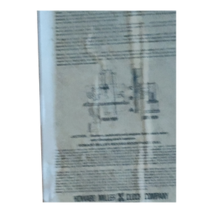 Howard Miller 1979 Grandfather Clock With Original Registration Plaques