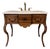 19th Century French Walnut Bath Vanity For Sale