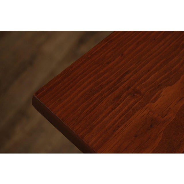 Wayne Kramer Custom Crafted Drop Leaf Harvest Dining table For Sale - Image 11 of 18