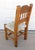 Early 20th Century Early 20th Century New Mexico Handmade Wpa Spanish Colonial Revival Pine Chair For Sale - Image 5 of 17