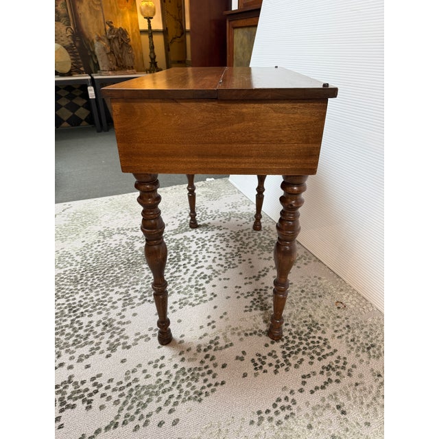 Victorian Era Mahogany Spinet Desk For Sale - Image 9 of 12