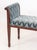 Modern John Widdicomb Upholstered Mahogany Window Seat For Sale - Image 3 of 6