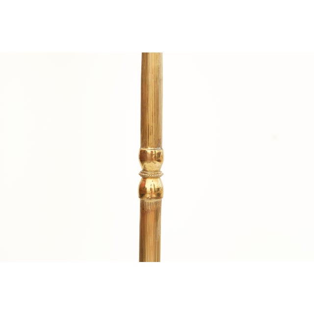 Gold Vintage Gilt Brass Tripod Ashtray For Sale - Image 8 of 10