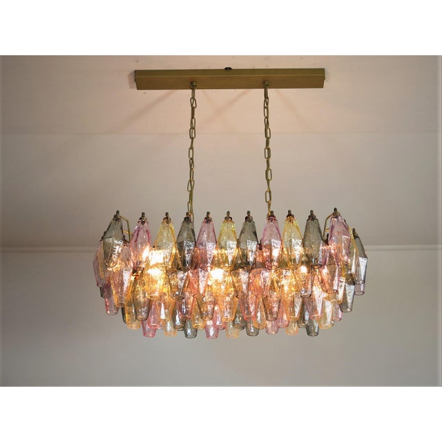 Murano Poliedri Chandelier by Carlo Scarpa, 1990 For Sale - Image 18 of 18