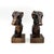 Metal Pair of Bronze Cast Metal 9" Greyhound Whippet Dog Head Bust Bookends For Sale - Image 7 of 11