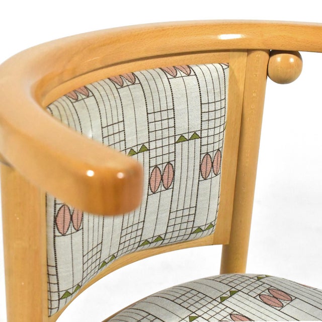 1980s Josef Hoffman Fledermaus Chair by Wittmann For Sale - Image 9 of 12