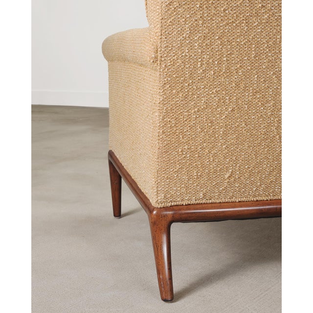 Pair of A. Rudin "No. 600.1" Hardwood Boucle Lounge Armchairs For Sale - Image 15 of 18