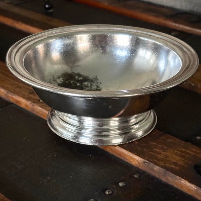 Mid-Century Modern Vintage SilverPlate Bowl Int’l Co For Sale - Image 3 of 7