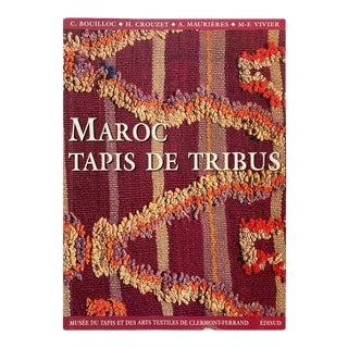 Maroc Tapis de tribus 'French' Moroccan Tribal Rugs Paperback Book For Sale