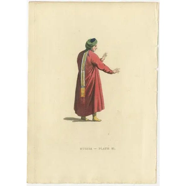 Early 19th Century William Alexander, Traditional Ethnic Attire, 1814, Prints, Set of 4 For Sale - Image 5 of 10