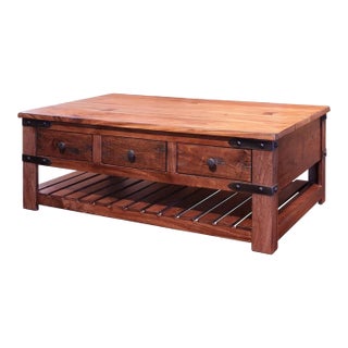 Granville Parota Wood Coffee Table For Sale