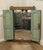 Wall Mirror Concealed Shutter in Heavy Oak, 1890s For Sale - Image 3 of 9